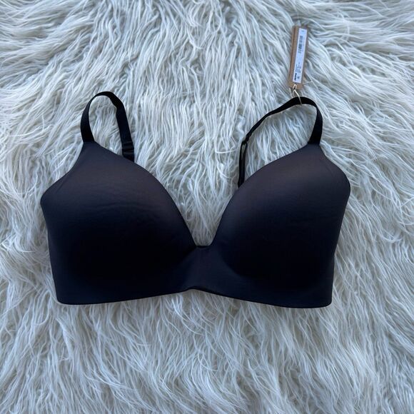 Skims Wireless Form T-shirt Bra Onyx Size 38DD - Picture 1 of 8